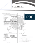 Chemical Kinetics - PYQ Practice Sheet