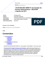 Sentencia N 25000232600020010099701 de Consejo de Estado S