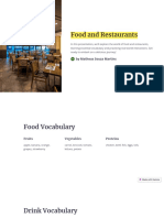 A003 - Food and Restaurants