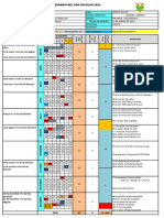 Calendarizacion Año Escolar 2024