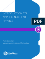 Cappallera - Introduction To Applied Nuclear Physics