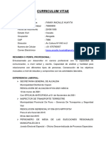 CURRICULUM VITAE FANNY ANCALLE HUAYTA Documentado