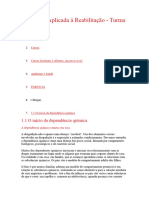 Psicologia Aplicada À Reabilitação