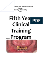 Fifth Year Clinicl Training First Part - Model Answer