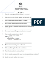 Primary Seven Pre-Ple Set I Examination 2023 Science