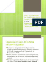 Organización Del Sistema Educativo Argentino