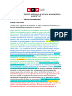 Semana 10 - Redacción Preliminar de Un Texto Argumentativo para La TA2