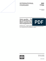 ISO 7704-2023 Performance Testing of Membrane Filters