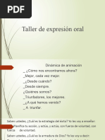 Taller de Expresión Oral