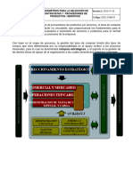 DOC-COM-01 Parametros Y Criterios para La Selección de Proveedores