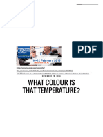 WHAT COLOUR IS THAT TEMPERATURE - Video Filmmaker Magazinevideo Filmmaker Magazine