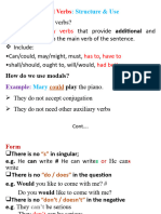 Modal Verbs For RDAE