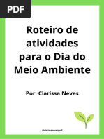 Roteiro de Atividades para o Dia Do Meio Ambiente 1pvykz