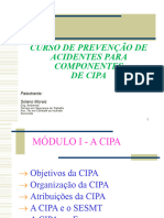 Curso de Prevenção de Acidentes para Componentes