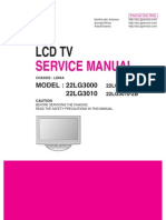 LG 22lg3000 22lg3010 Chassis Ld84a SM (ET)