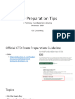 CTD Preparation Tips