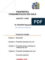 Propriétés Des Sols M1 STRM 3