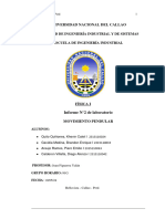 Informe de Laboratorio: Movimiento Pendular