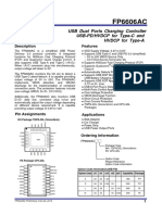 FP6606AC: USB Dual Ports Charging Controller USB-PD/HVDCP For Type-C and HVDCP For Type-A