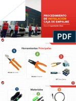 Procedimiento de Instalación Caja de Empalme - Manual