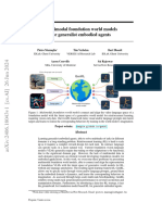 Multimodal Foundation World Models For Generalist Embodied Agents