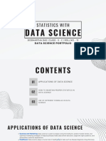 Data Science Statistics With Data Science Portfolio