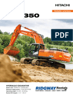 Hitachi ZX 350 LC 6 Spec Sheet RR