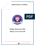 History Lfii HHW 2023