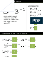 GCSE-negative and Fractional Indices