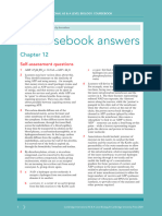 Self Assessment Answers 12 Asal Biology CB