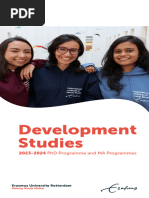 International Development Erasmus University Brosur