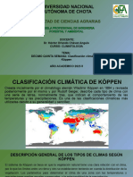  Clasificaciòn Climatica de Koppen 2023 II