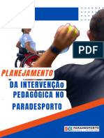 Planejamento Da Intervencao Pedagogica No Paradesporto