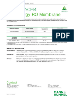 ACM4 Flat Sheet Membrane