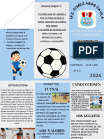 Folleto Informativo Asma Ilustrado Azul