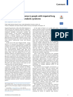 Cardiopulmonary Outcomes in People With Impaired L