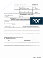 Leonard I Garth Financial Disclosure Report For 2009