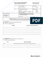 Kenneth A Marra Financial Disclosure Report For 2010