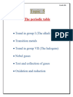 ch.5 The Periodic Table Answers of Classified