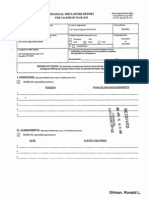 Ronald L Gilman Financial Disclosure Report For 2010