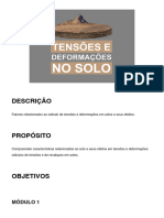 Tensões e Deformações No Solo - M3