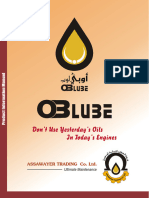 OBLube Product Information & Technical Manuel