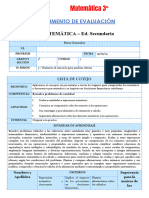 INSTRUMENTO 5-Visitamos El Mercado para Analizar Ofertas - MATEMATICA 3RO