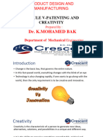 Module V Patent and Creativity