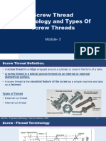 Module 3 - Screw Thread Terminilogy