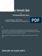 TQQS The Animals Quiz