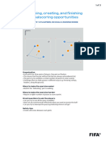 Combining, Creating and Finishing Goalscoring Opportunity