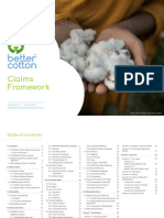 Better Cotton Claims Framework v3.1