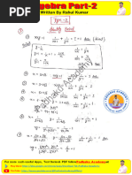 Algebra Part-2 (Advance)