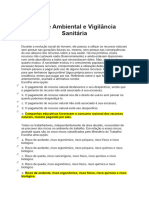 Saúde Ambiental e Vigilância Sanitária